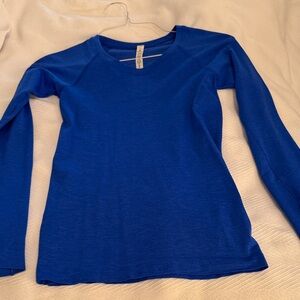 Vibrant Blue Long Sleeve Top